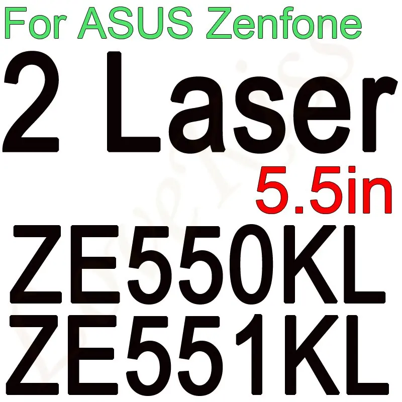 Закаленное стекло 9H для ASUS Zenfone 4 Max ZC554KL 3 Max ZC520TL Go ZB500KL 3 2 Laser ZE500KL Selfie ZD551KL Защитная пленка для экрана - Цвет: 2 Laser 55 ZE550KL