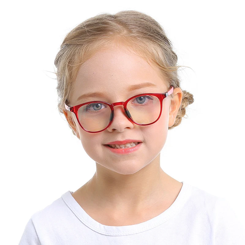 Iboode Kids TR90, анти-синий светильник, очки, прозрачная рамка, защитные очки для мальчиков и девочек, очки для защиты глаз для студентов