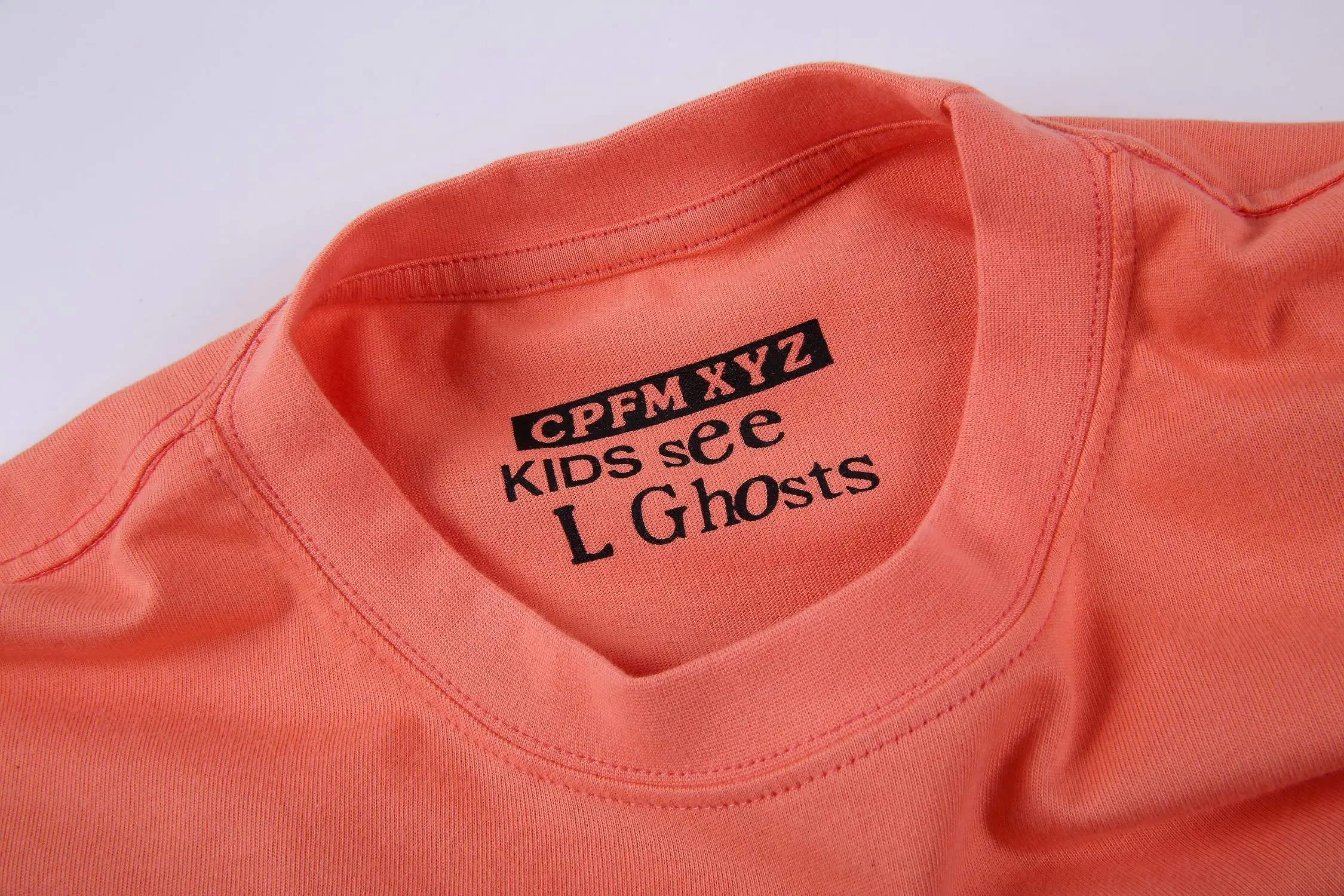 19SS CPFM. XYZ w. W. C. D футболки для мужчин и женщин с длинными рукавами i see ghosts Топ тройник 1:1 высокое качество cpfm хип хоп Уличная футболка cpfm