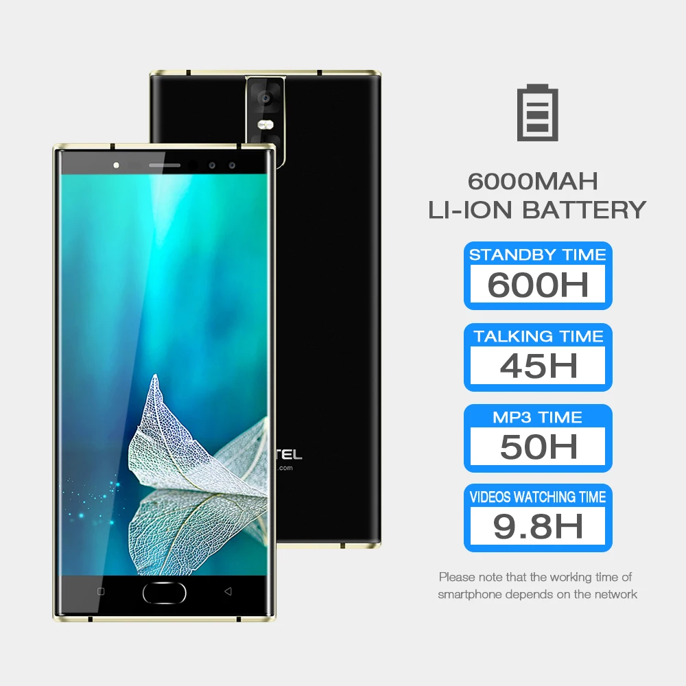 Мобильный телефон OUKITEL K3 Pro 4G 5,5 дюймов 6000 мАч 4 Гб ОЗУ 64 Гб ПЗУ 13 МП+ 2 Мп двойная задняя фронтальная камера мобильный телефон