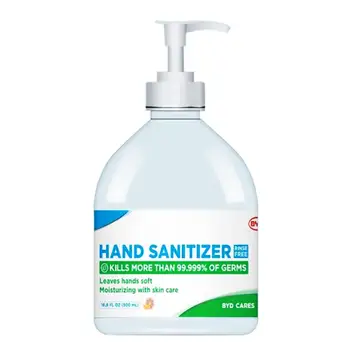 

500ml Alcohol Antivirus Water-free Sanitizer Hand Washing Liquid Sanitizer Sterilization Gel Press Liquid Soap for Antibacterial