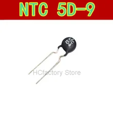 NEW Original 100pcs/lot Thermistor Resistor 5D-9 NTC5D-9 DIP ntc 5D9 5MM Wholesale one-stop distribution list