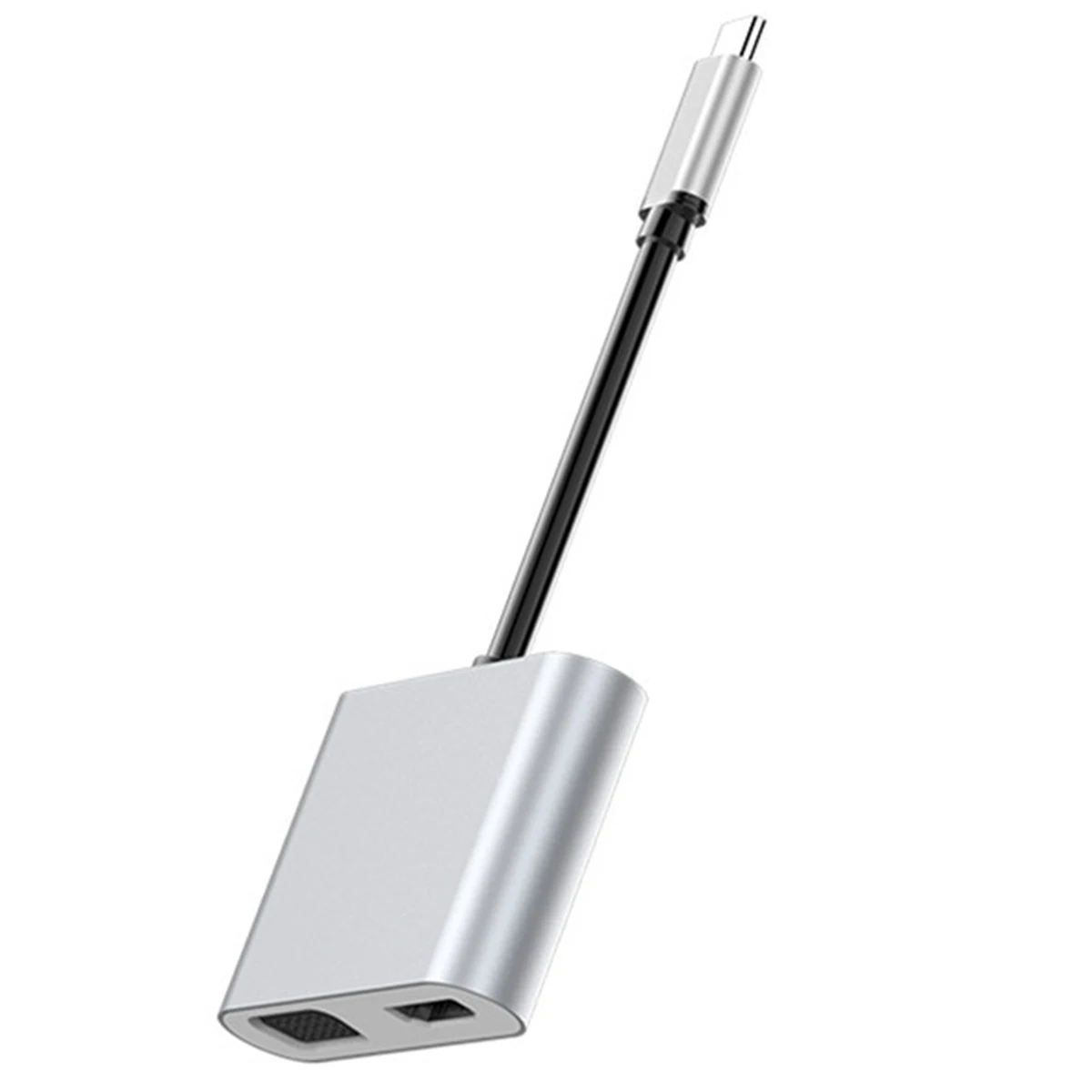SOONHUA usb-хаб USB C type-C к HDMI 4K VGA USB3.0 аудио-видео адаптер Поддержка PD зарядка 4в1 usb-хаб s