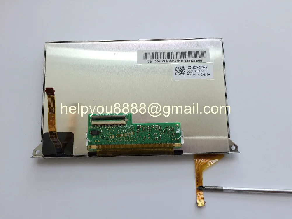 Оптовая продажа оригинальный 5 дюймовый ЖК дисплей LQ050T5DW02 с сенсорной панелью для