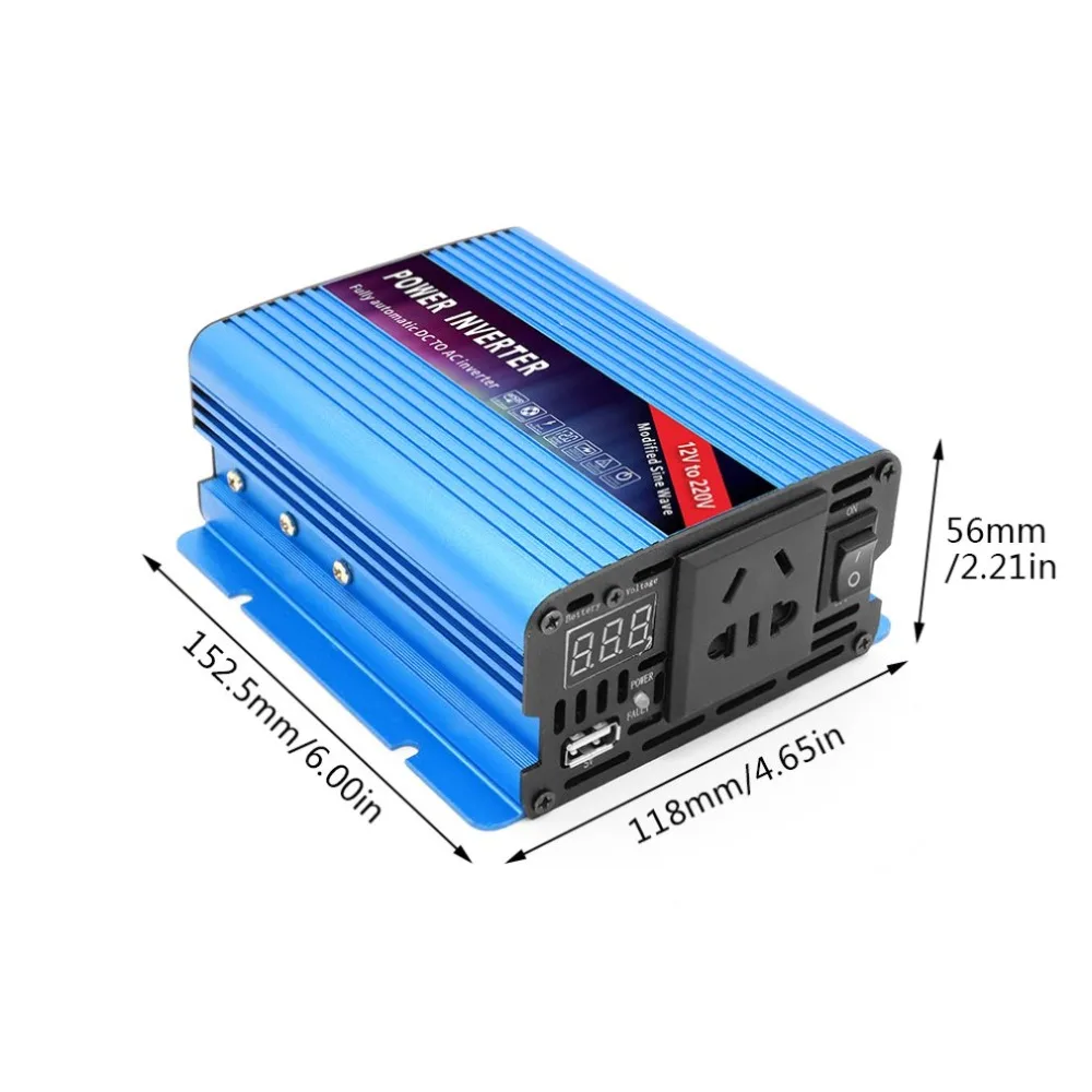BED300HB 300W Портативный автомобильный инвертор мощности автомобиля удобный конвертер мини-трансформатор автомобиля Зарядное устройство