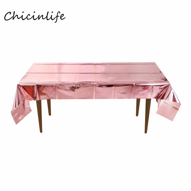 Chicinlife одноразовые вечерние скатерти для свадьбы, дня рождения, Нового года, вечерние украшения стола, девичник, вечерние украшения