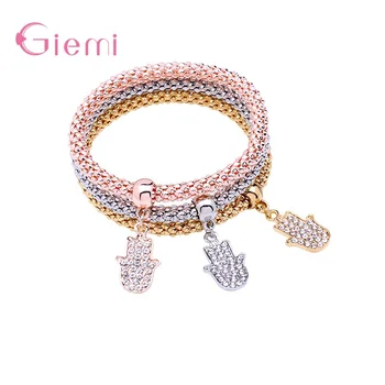 

Fashion Jewelry Gifts 925 Sterling Silver Key/Lock/Beads Pendant Bracelets Bangles For Women Valentine' s Day Jewelry