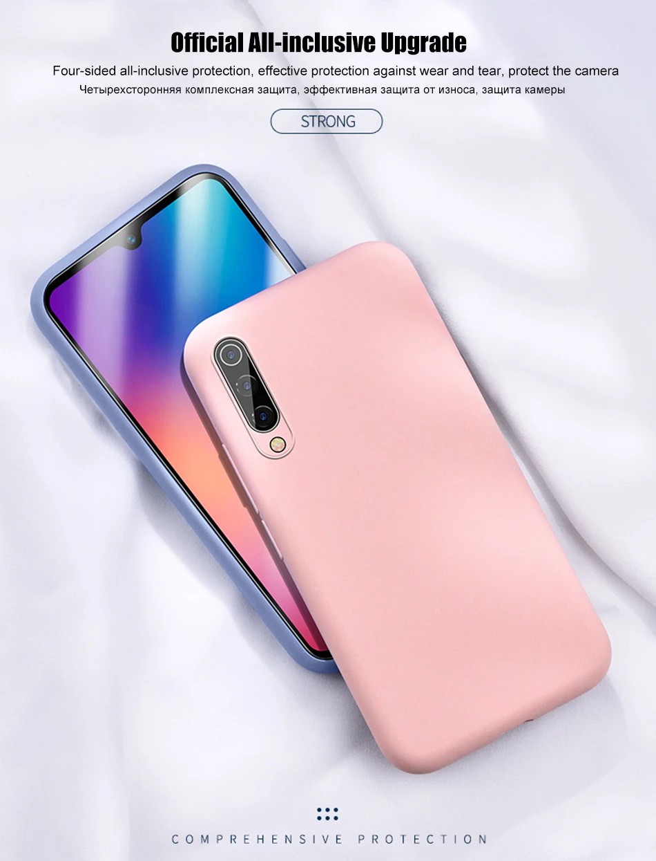 Жидкий силиконовый чехол для Xiaomi mi 8 9 Se CC9 CC9e чехол ультра тонкий противоударный мягкий чехол для Xiaomi mi 5X6X6 8 Lite mi x 2 2s 3