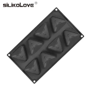 

SILIKOLOVE 8 Cavity Silicone Cake Mold For Baking Decorating Tools Mousse Dessert Jelly Moulds Forms