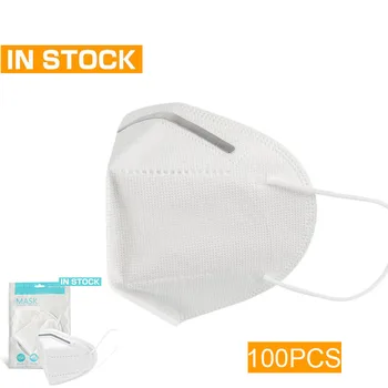 

100PCS Protective masks 4-Layer Filter Anti-Haze Fog PM2.5 face masks reusable cotton mouth mask Dustproof Safely respirator