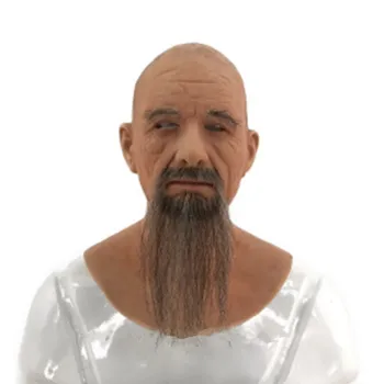 

2020 Hot Party Cosplay Costume Old Man Mak Mask Silicone Crossresser Head Mask