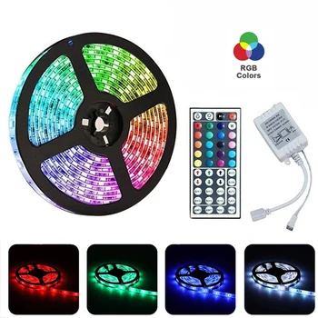 

2020 New Year RGB LED Strip Light SMD3528 5M 10M RGB Tape DC12V Home Ribbon Diode Led Strips Lamp with IR Remote Controller