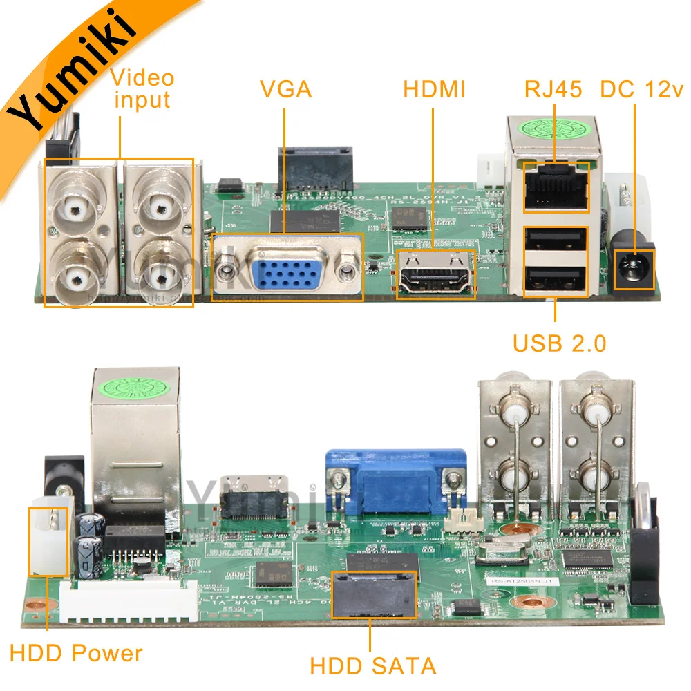 5in1 H.265 4/8/16ch 5M-N HVR видеонаблюдения гибридный видеорегистратор boardDVR P2P P6Spro поддержка adh/TVI CVI/CVBS/ip-камеры ONVIF