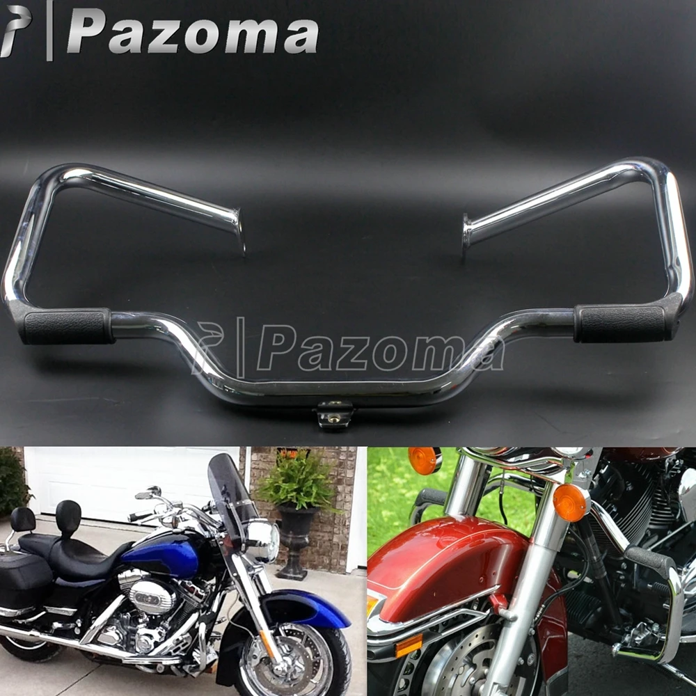 

1-1/4 "хром шоссе Авария Бар для Harley Touring Road скользящий Electra Glide Street Glide Road King Сталь защита двигателя 1997-2008