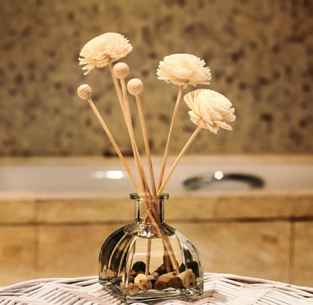 Rattan Reed Diffuser Sticks Flower Fragrance Replacement Aroma Refill Home Decor 