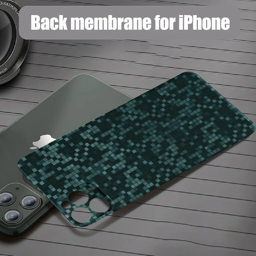 10 шт., роскошная тканевая защитная пленка на заднюю панель для iPhone 11 Pro Max, 3D мягкая красочная пленка из закаленного стекла для iPhone 11 Pro