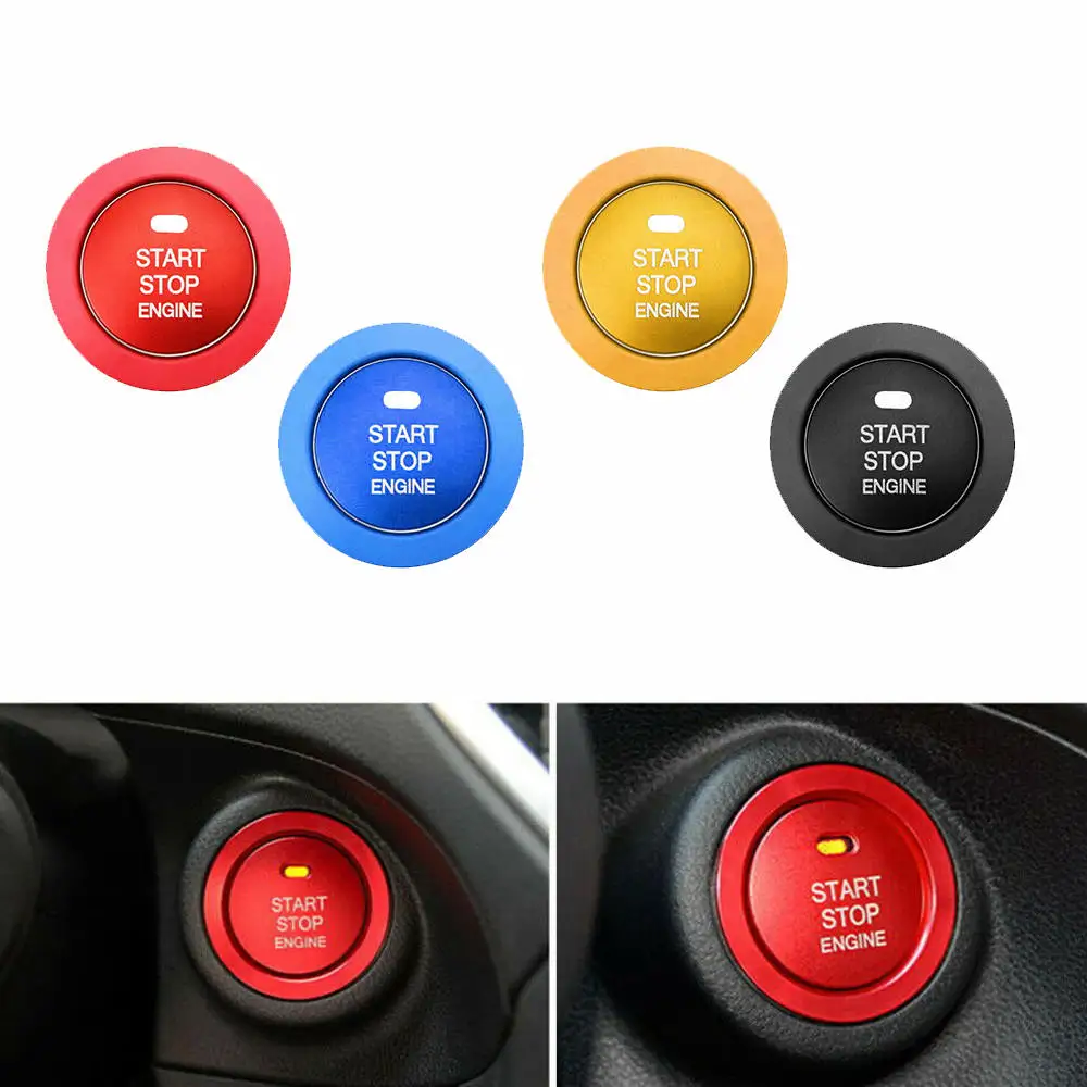 Для Subaru WRX STI-up красная кнопка зажигания двигателя декоративные кольца отделка