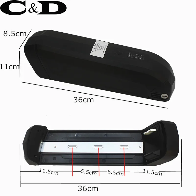 Perfect EU Tax Free Original 36V 48V 52V 350W 500W 750W 1000W Lithium Li-ion Hailong 2 electric bike Battery Ebike BBS02 BBSHD Mid Motor 1