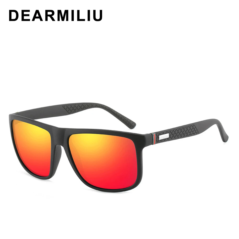 DEARMILIU, унисекс, поляризационные классические мужские солнцезащитные очки, фирменный дизайн, солнцезащитные очки для рыбалки, вождения, спортивные модели gafas de sol