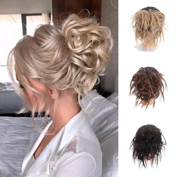 

DIANQI Ironing curly hair messy hair donut chiffon hair accessories hair accessories
