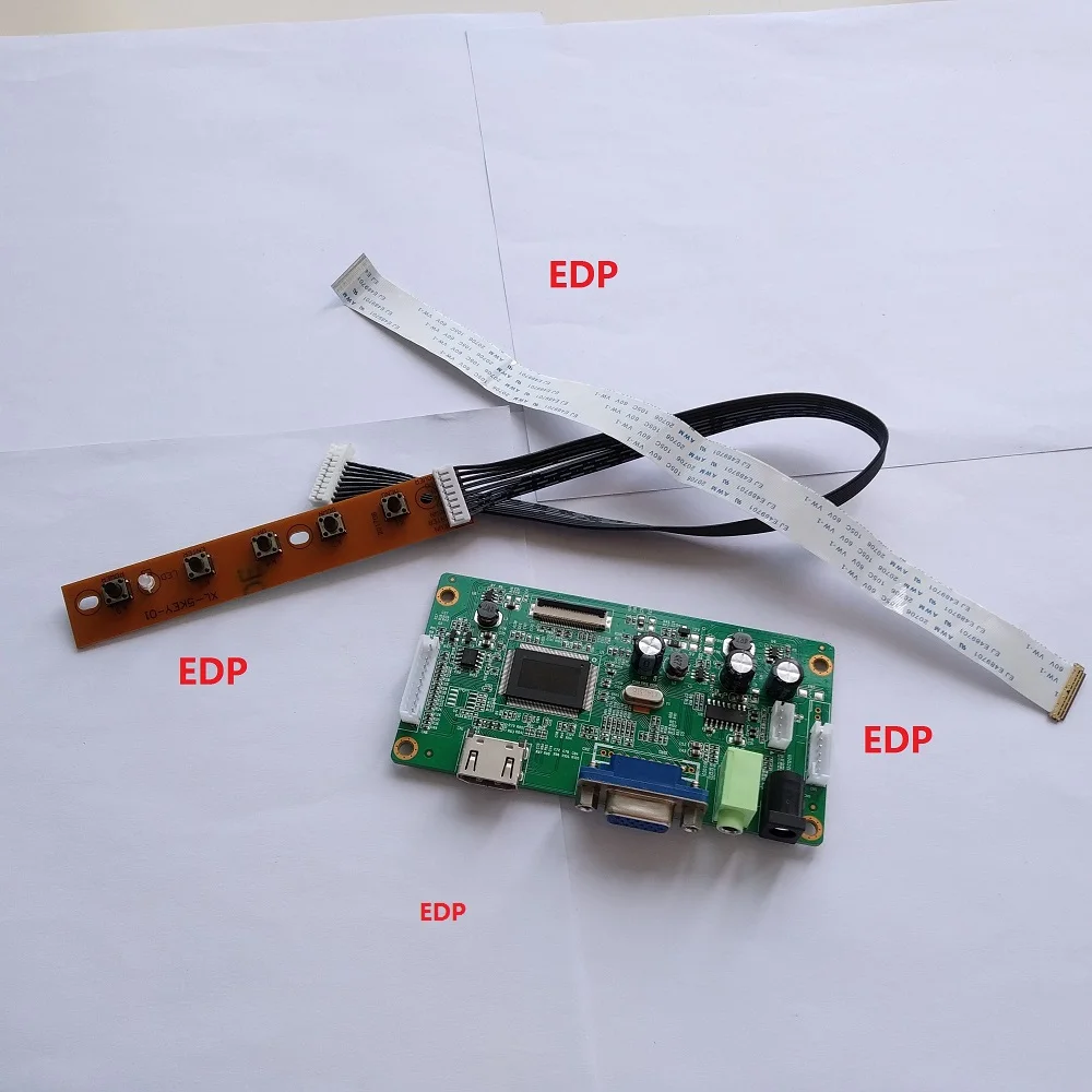 Для B133HAN02 13," экран дисплея VGA 1920 × 1080 30pin драйвер HDMI монитор СВЕТОДИОДНЫЙ плата контроллера EDP LCD DIY