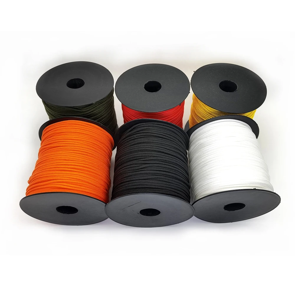 

Mil Spec One Stand Cores Paracord 2mm 100meters Rope Paracorde Cord For Jewelry Making Wholesale