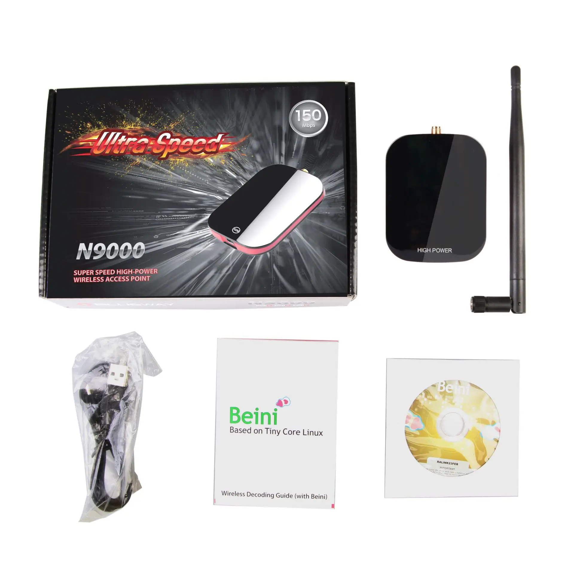 CHANEVE 802.11n150Mbps беспроводной USB адаптер Ralink RT3070L Чипсет высокой мощности беспроводной сетевой карты Wifi ключ с 5db антенной