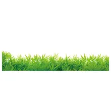 Wall Sticker Flowers Plant Fence Diy Flowers Plant Decals For Living Room Bedroom Baseboard Corner Line Decor