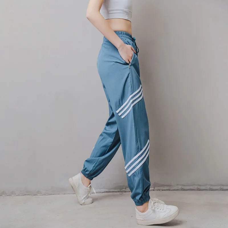 

Running Training Fitness Loose-Fit Gymnastic Pants Beam Leg Quick-Dry Outdoor Casual Athletic Pants Women's 2019 Summer
