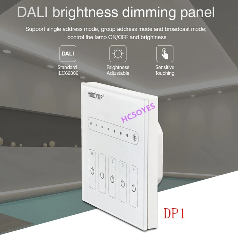 MILIGHT DL5 5 в 1 светодиодные ленты контроллер DALI DL-DOW25 25 Вт RGB+ CCT светодиодный светильник DL1 DP1 DP2 DP3 пульт дистанционного управления питания