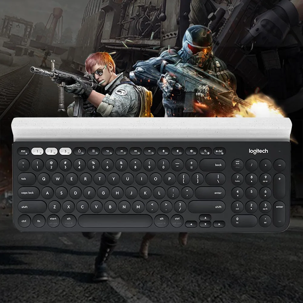 Беспроводная клавиатура Logitech K780 портативная полноразмерная Бесшумная для ПК