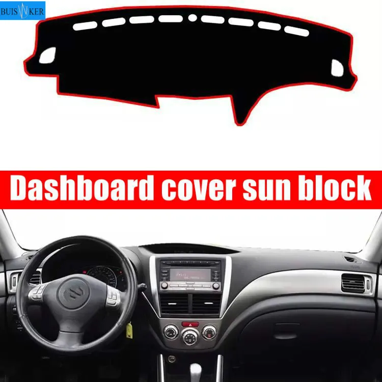 

For Subaru Forester 2008-2012 Dashboard Cover Sun Shade Non-slip Dash Mat Pad Carpet Car Stickers Interior Accessories