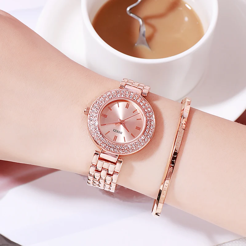 

2019 Rose Gold Luxury Women Watches Ladies Watch Starry Sky Rose Gold Waterproof Female Wristwatch Relogio Feminino Reloj Mujer