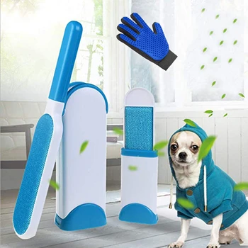 

Lint Magic Cloth Pet Cleaning Kit Pet Gentle Hair Remover Device Dust Brush Sofa Home Pet Grooming Massage Glove For Dogs Cats