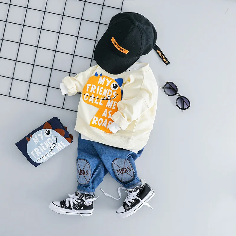 

Baby Spring Clothing Set Two-piece for Boys Small CHILDREN'S 0 Women's 4-Infant 2 Clothes Autumn 1-3 a Year of Age Korean-style