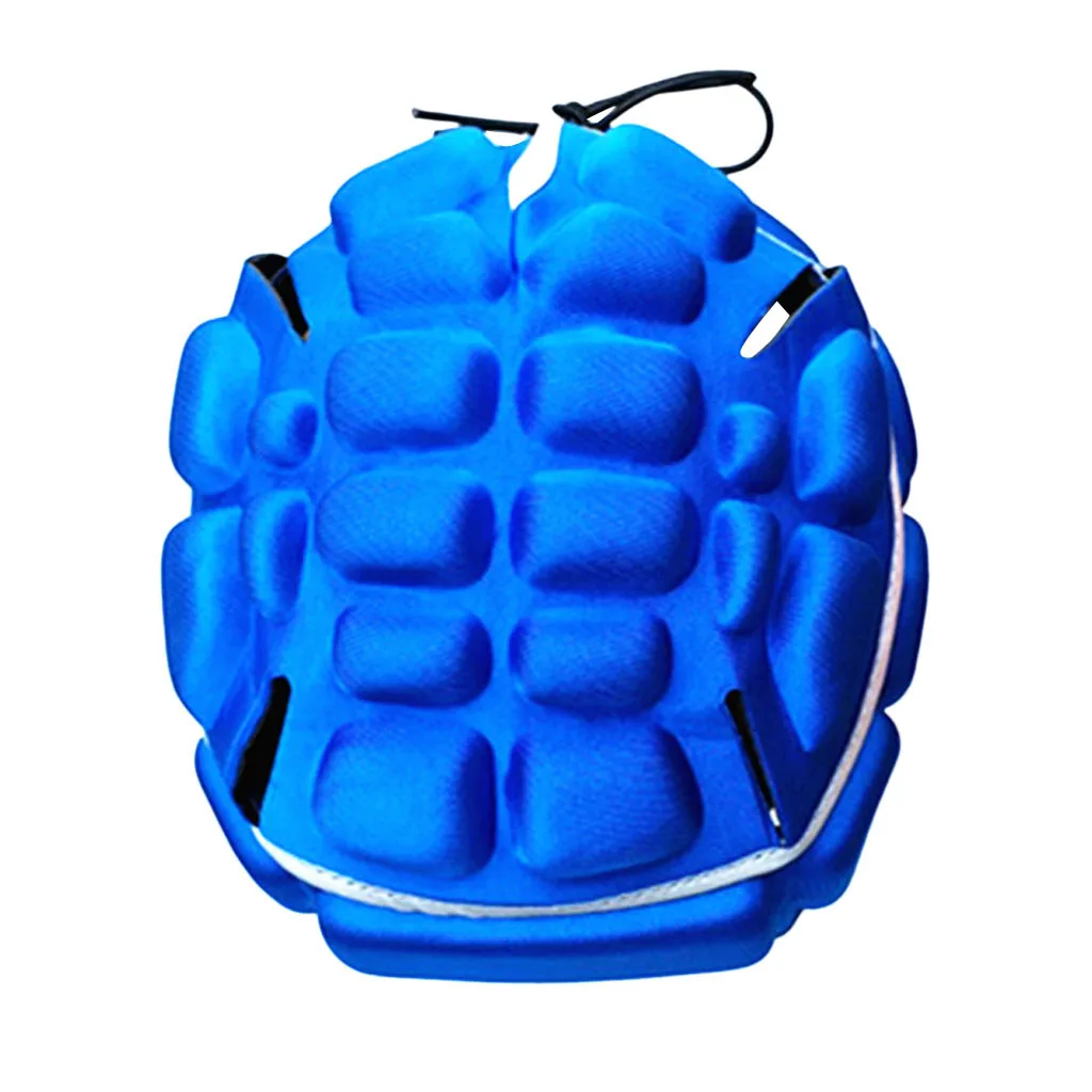 Blue One Size Профессиональные EVA мягкий шлем безопасности для футбола, регби, флага футбола-Выберите цвета - Цвет: Blue One Size