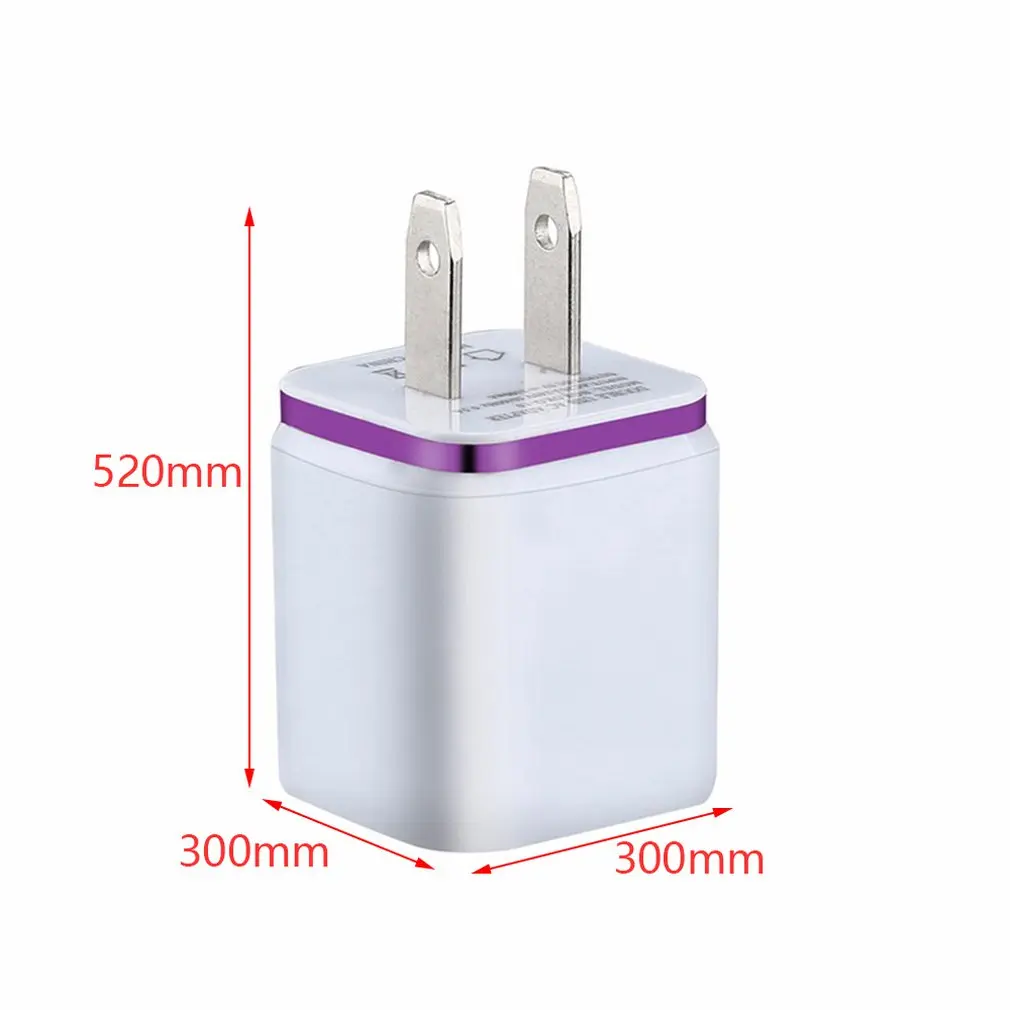 Прочный быстрый адаптер питания 2.1A Dual USB AC зарядное устройство для телефонов и планшетов портативное зарядное устройство для мобильных телефонов
