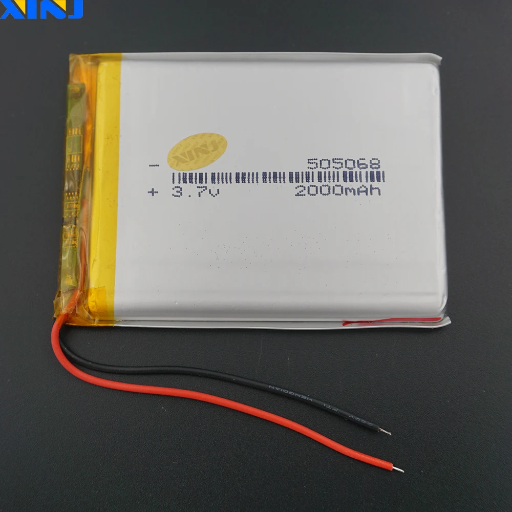 Comprar Bateria Recarregável De Polímero De Lítio 3.7v 2000mah Li-po 103450 Células Li-po Li-ion Lipo Para Gps Mp3 Mp4 Gravação De Condução A Partir De 3.98 - Foto 10