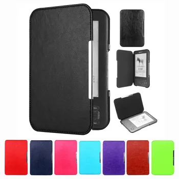 

Gligle Ultra thin leather case cover for Amazon Kindle 3 keyboard E-reader protective cases cover