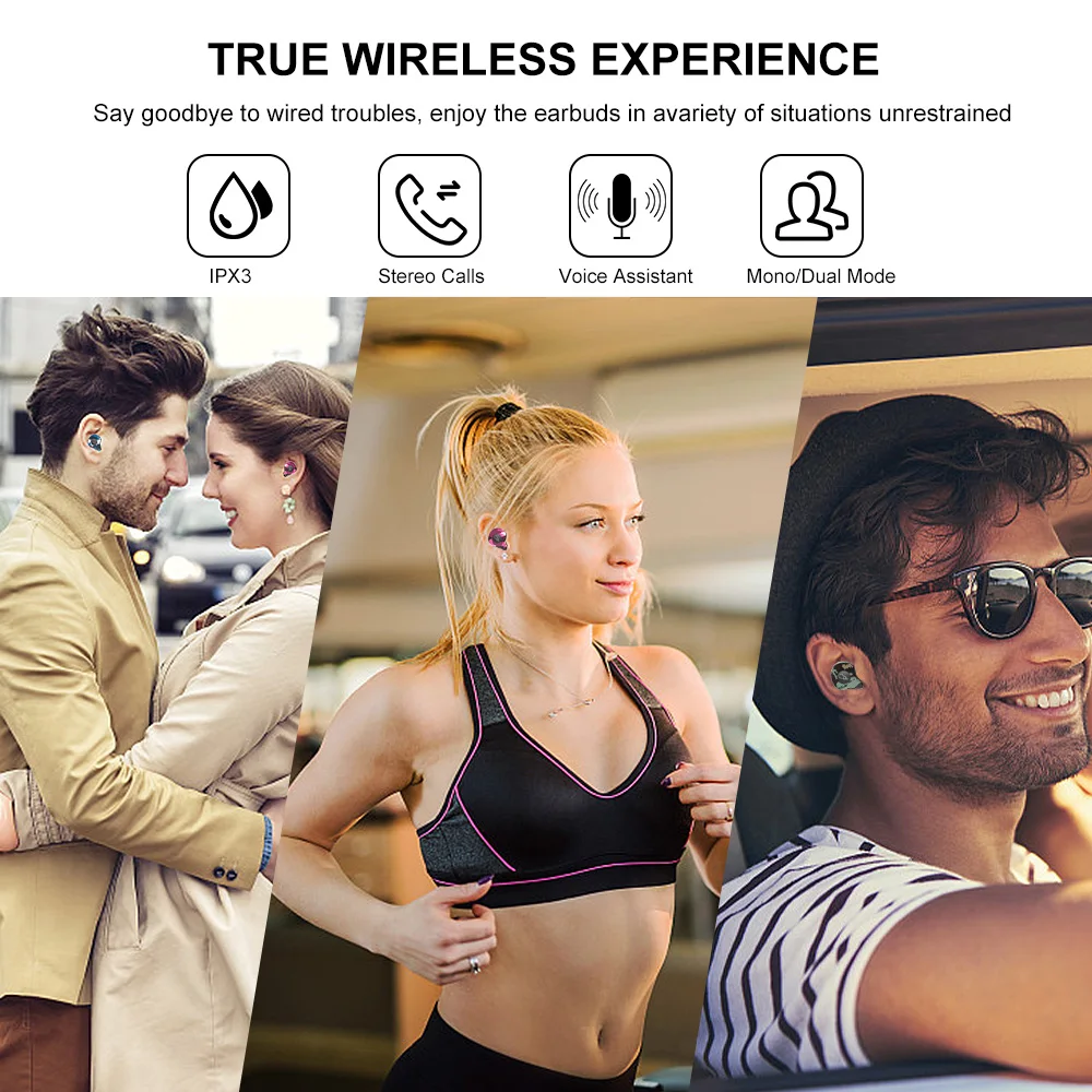 Sabbat E12 ультра наушники Bluetooth 5,0 TWS Наушники Беспроводные стереонаушники Спортивная гарнитура шумоподавляющий наушник с микрофоном