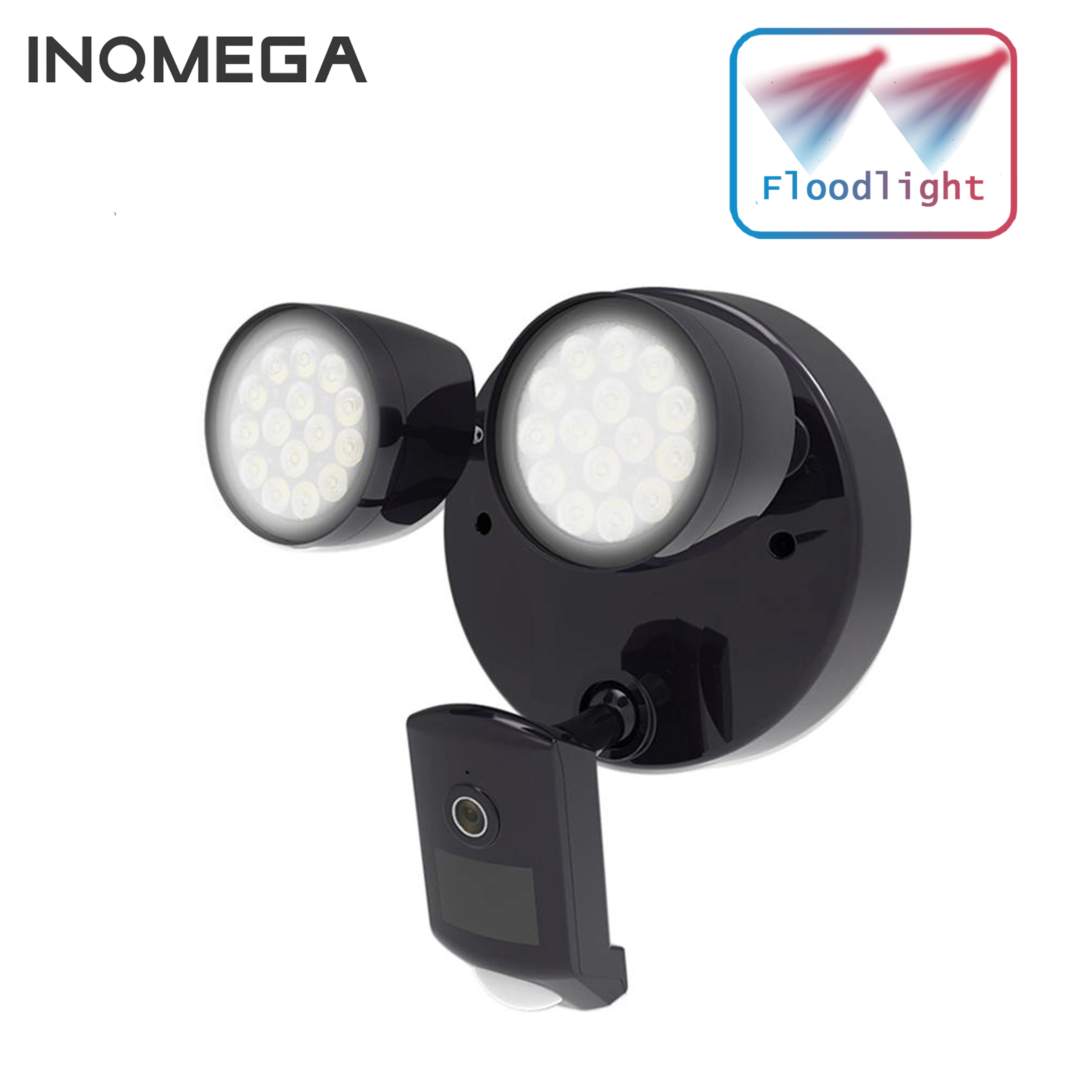 IP-камера INQMEGA 1080P уличная Водонепроницаемая с 2 светодиодный и Wi-Fi | Безопасность