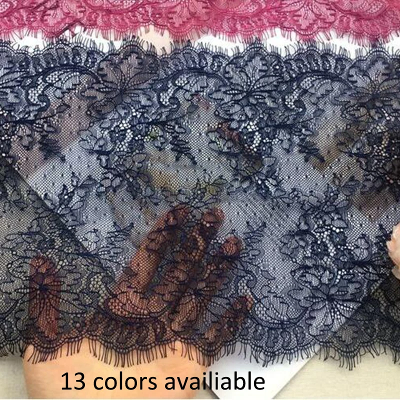 NBEADS 2 Yards Bestickter Blumenstoff - 1,64m Polyester-Spitze Für Kleider & Deko In Misty Rose