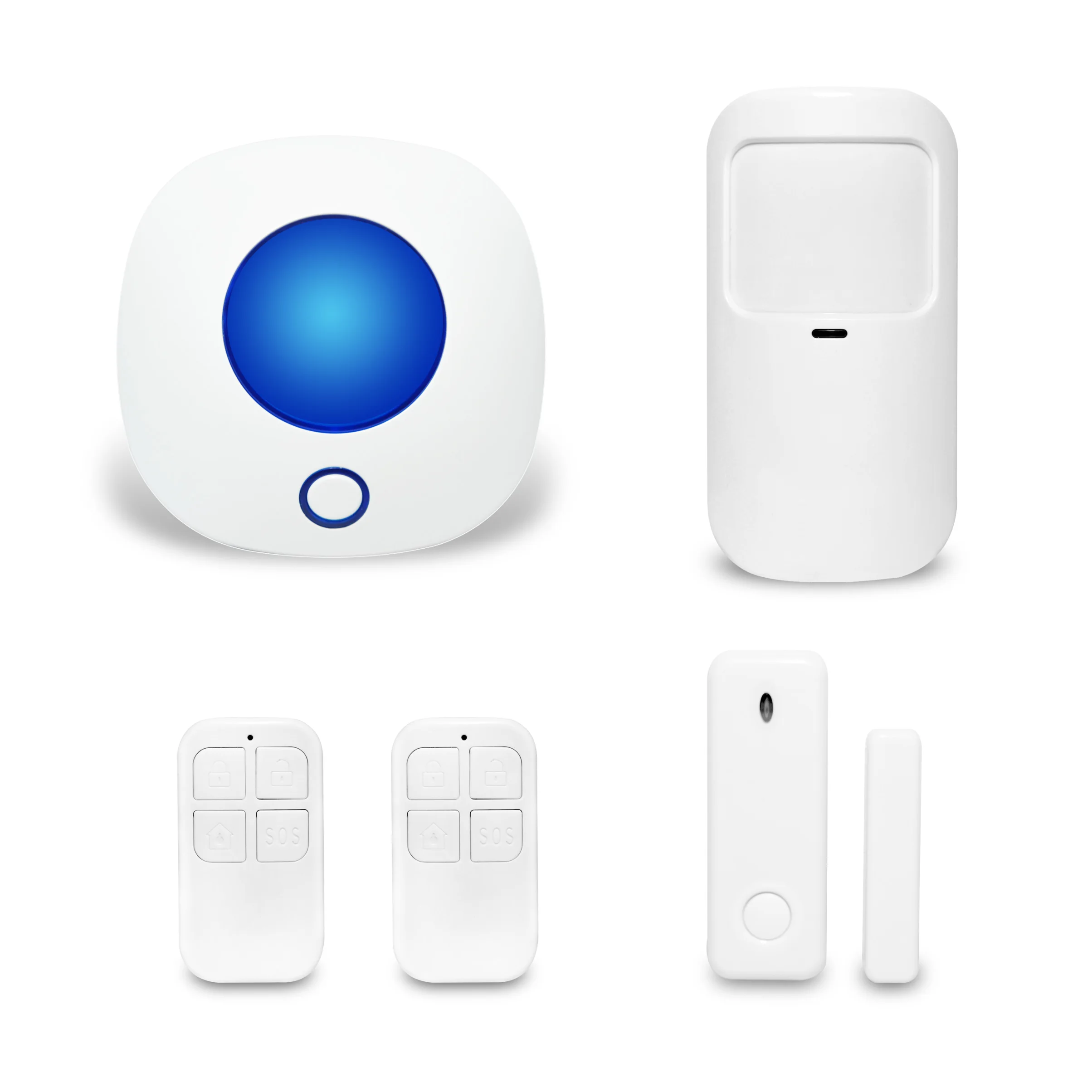 Крытый беспроводной мигающий стробоскоп сирена светильник сирена Plug& Play для домашнего взлома система охранной сигнализации