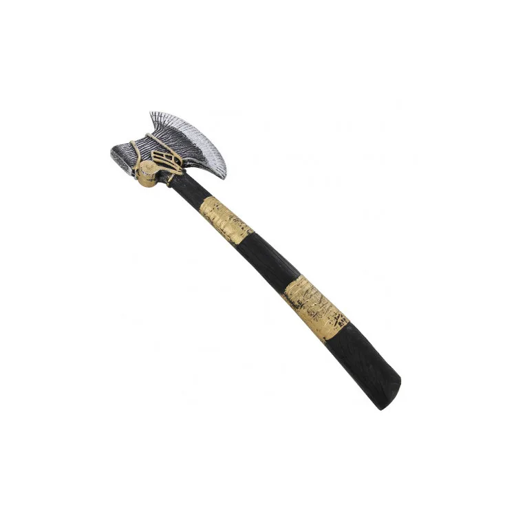 68cm Simulation Axe Head Polyurethane Foam Toy Weapon Role Playing 3d Realistic Retro Children Playing Games Toys Halloween Prop - Цвет: Белый