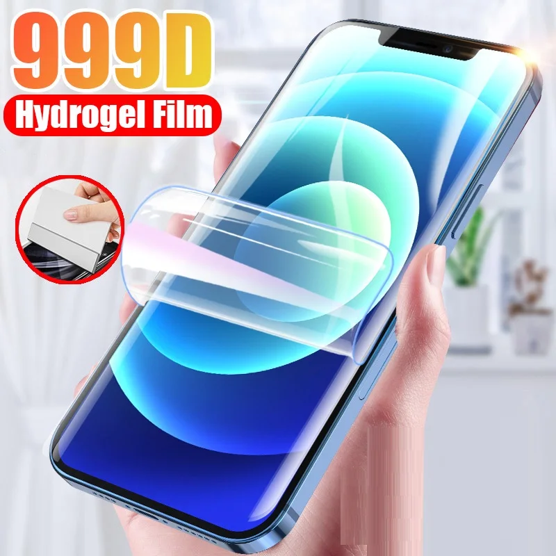 Гидрогелевая пленка 100D для iPhone 12 11 mini Pro XS Max XR X 5 5s SE 6 6S Plus 2020 8 7 4 4s | Мобильные