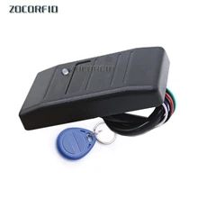 Lecteur de carte d'identité étanche RFID EM, 125khz, contrôle d'accès, lecteur de carte Wiegand 26 34, indicateurs LED de sécurité