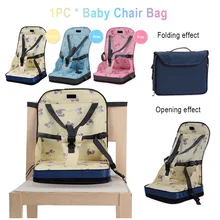 Детское кресло для столовой, сумка, детское портативное сиденье, Оксфорд, водонепроницаемая ткань, для младенцев, для путешествий, складной ремень безопасности, для кормления, стульчик для кормления