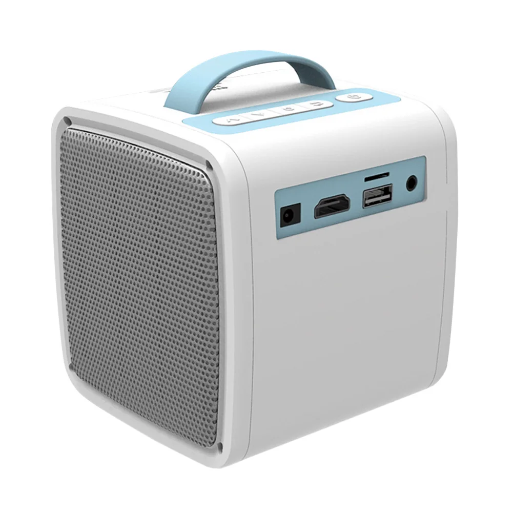 1080P Gift Home Theater Portable Study Handle Teaching Full HD LCD Story Telling Outdoor Mini Projector Children Toy Led
