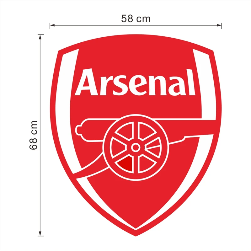 football club symbol wall stickers for soccer game fans bedroom decoration removable home decals vinyl art