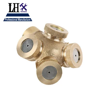 

LXH YP243 Water Spray Nozzle 4 Head Sprayer for Home Garden Lawn Site Dust Removal Cement Floor Maintenance DIY Tool h